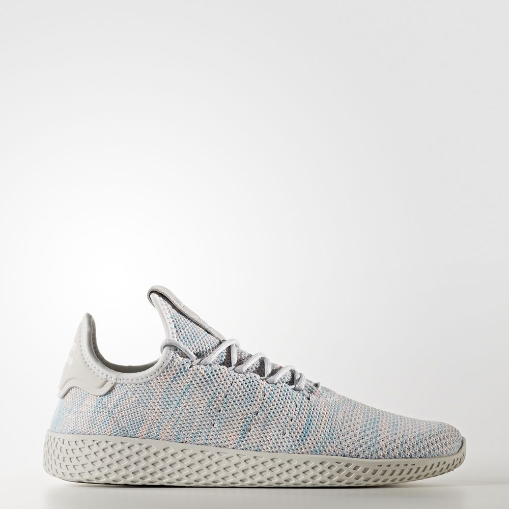 Adidas Pharrell Williams Tennis Hu - Originals γυναικεια - Ασπρα/Κίτρινα/Μαυρα,Μέγεθος: EU 36 – 54 2